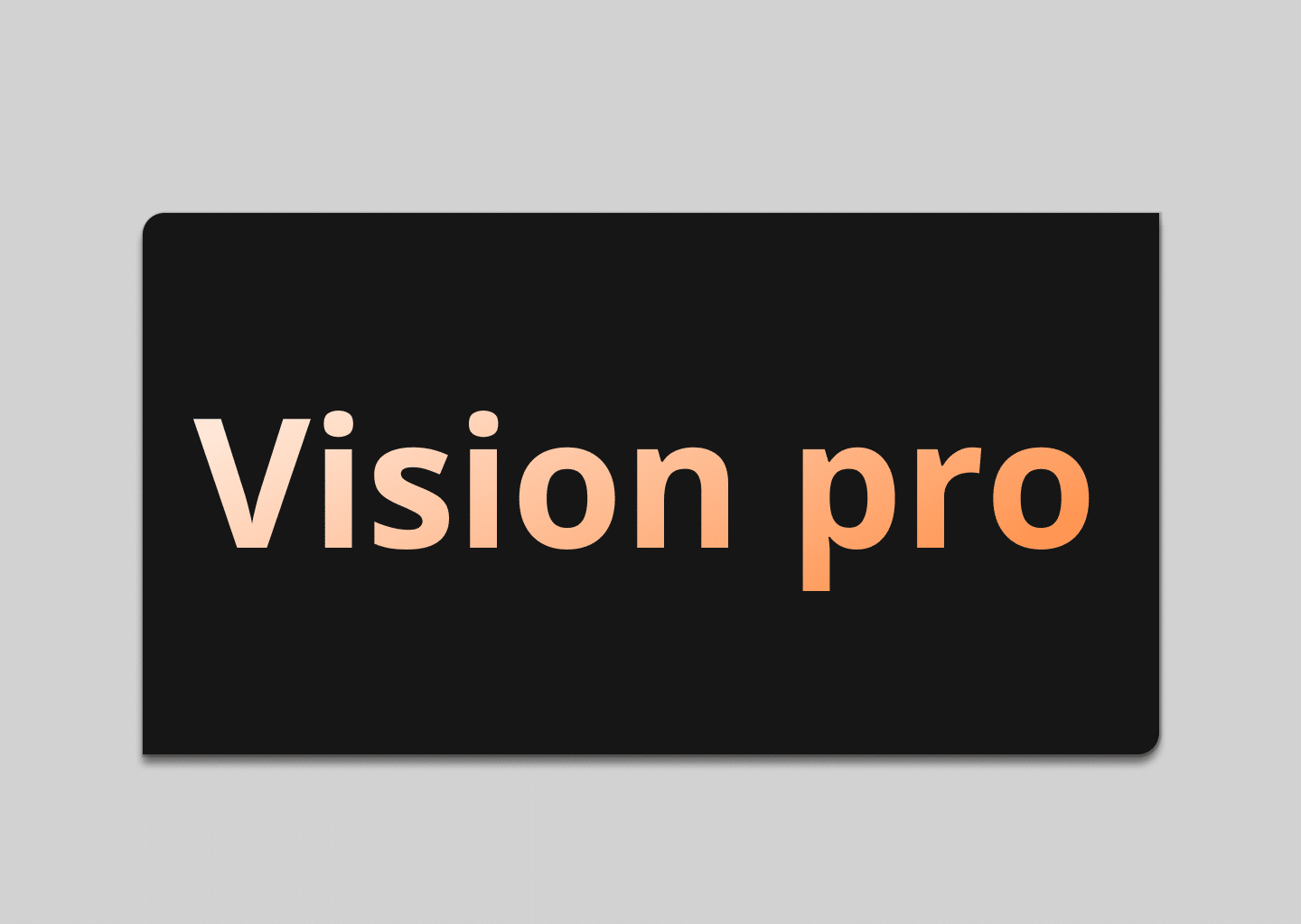 Vision Pro