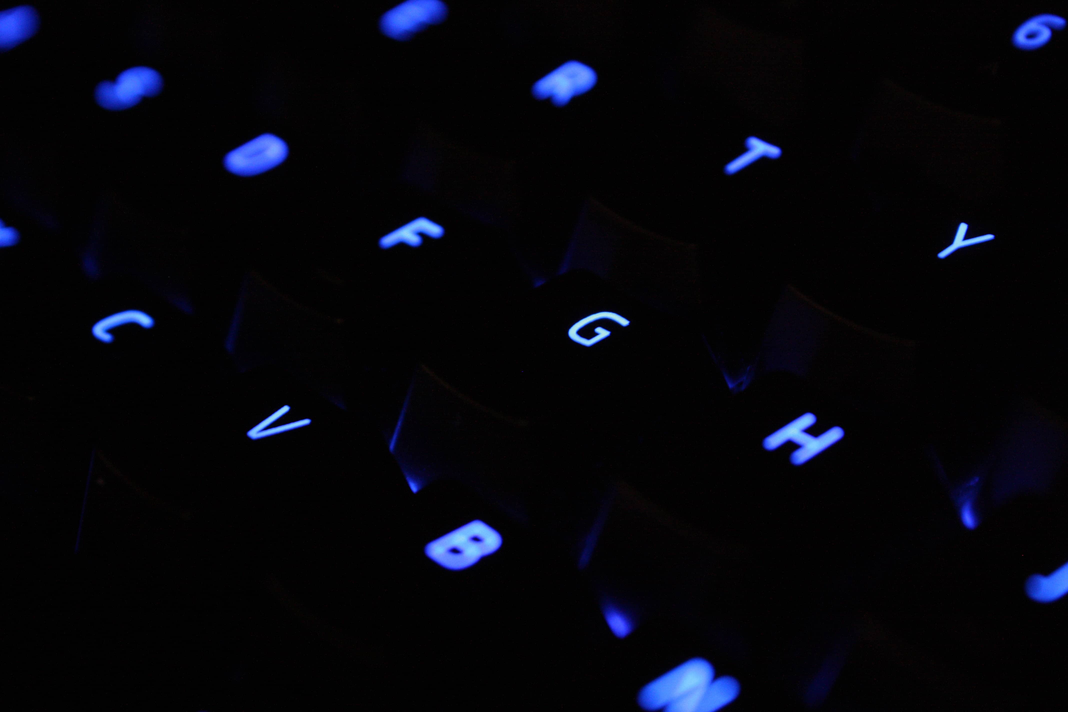 tastatur blå taster genveje